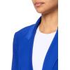 Norma Kamali Women’s Classic Single Breasted Jacket(Electric Blue)
