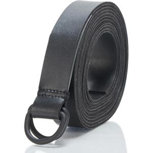 NORMA KAMALI SKINNY BELT XL, BLACK, ONE SIZE