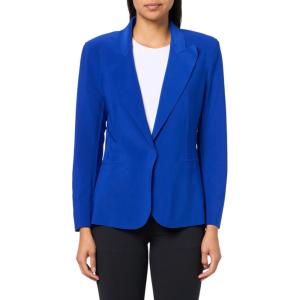 Norma Kamali Women’s Classic Single Breasted Jacket(Electric Blue)