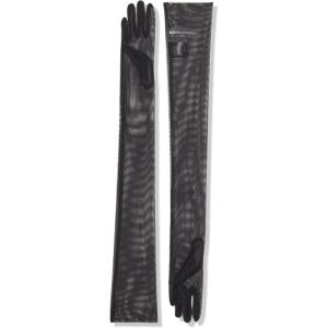 Norma Kamali womens Long Gloves(Black)