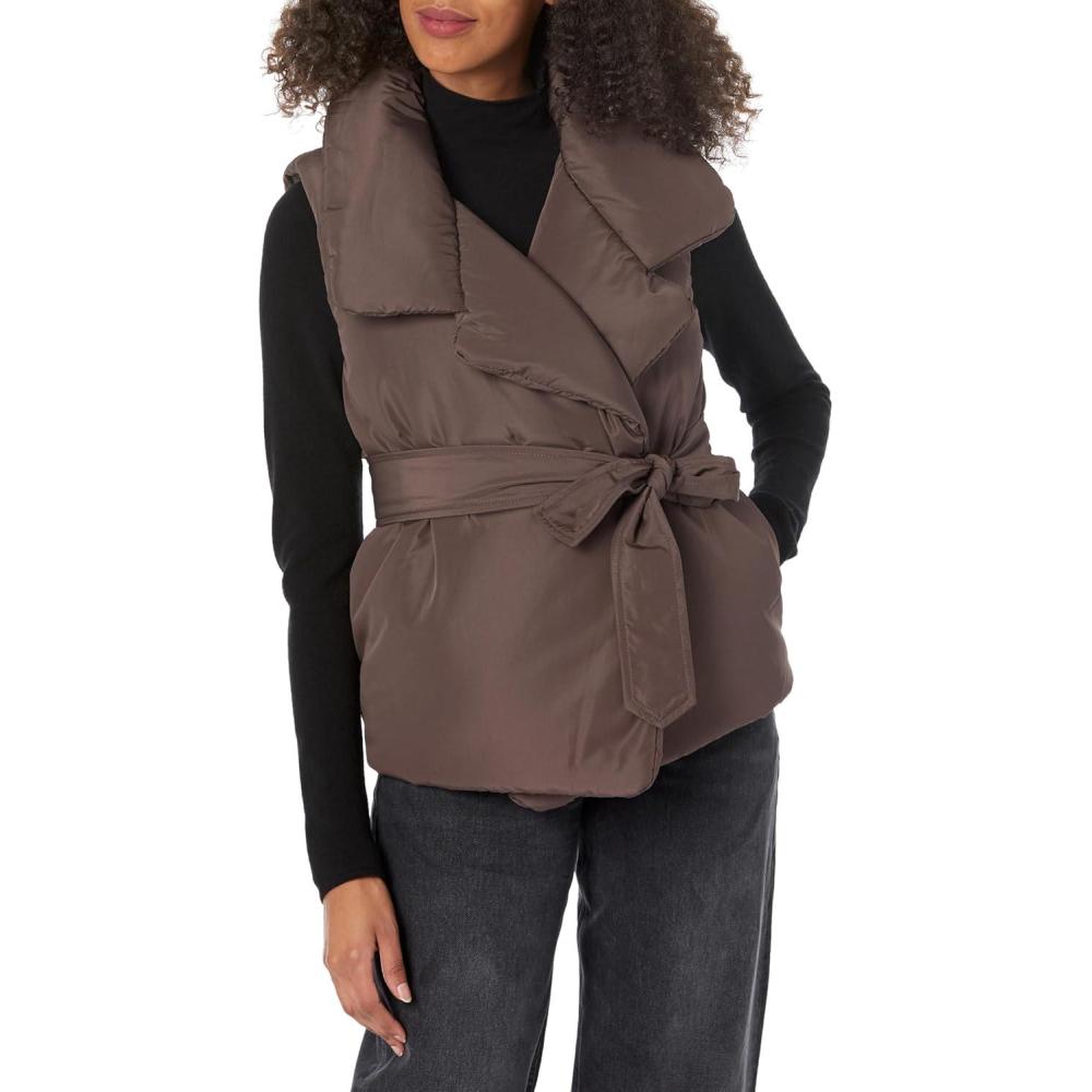 imageNorma Kamali Womens Sleeveless Sleeping Bag VestChocolate