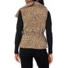 Norma Kamali Women’s Spliced Reversible Sleeveless Sleeping Bag Vest(Bb Leopard)