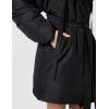 Norma Kamali womens Hooded Sleeping Bag Coat to Knee(Black)