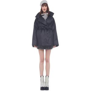 Norma Kamali Women’s Sleeping Bag Car Coat(Black)