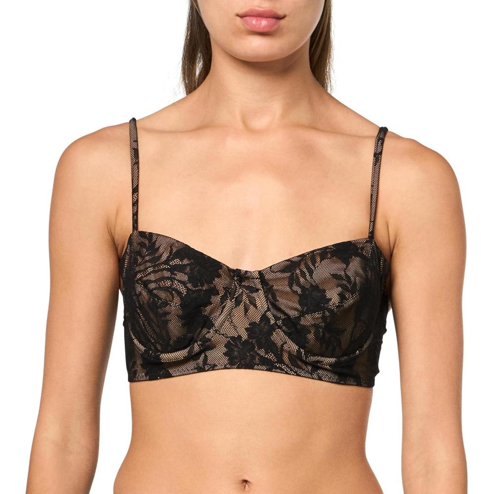 imageNorma Kamali Womens Underwire BraBlk Stretch LcNude