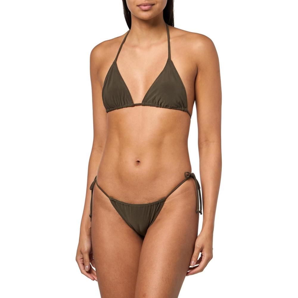 imageNorma Kamali womens String BraString BottomBark