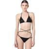 Norma Kamali Women’s Criss Cross Bra/Bottom(Black)