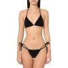 Norma Kamali womens Criss Cross Bra/Bottom(Black)