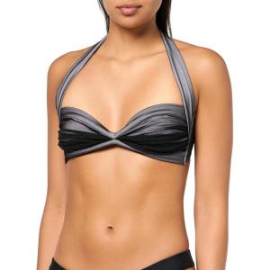 Norma Kamali Women’s Bill Bra(Black/Snow White)