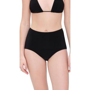 Norma Kamali Women’s High Rise Boy Short Bottoms(Black)