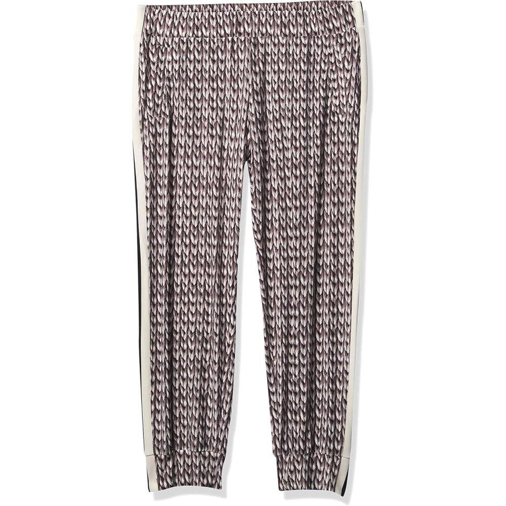 imageNorma Kamali Womens Side Stripe Jog PantSmall KnitEngineered Stripe
