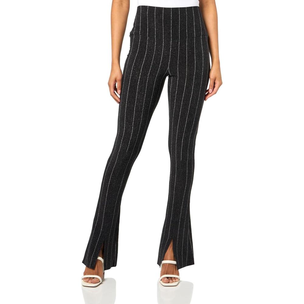 imageNorma Kamali Womens Spat LeggingsWoven Pinstripe