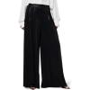 Norma Kamali Mens Pleat Pant(Black)