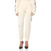 Norma Kamali Women’s Side Stripe Jog Pant(Cream)