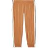 Norma Kamali Women’s Side Stripe Jog Pant(Suntan/Engineered Stripe)