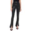 Norma Kamali Women’s Spat Leggings(Black Vegan Leather)