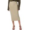 Norma Kamali Womens Straight Skirt to Midcalf(Elm)