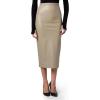 Norma Kamali Women’s Straight Skirt to Midcalf(Elm)