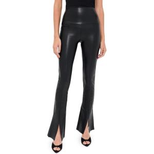 Norma Kamali Women’s Spat Leggings(Black Vegan Leather)