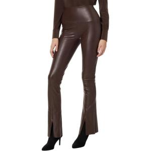 Norma Kamali Women’s Spat Leggings(Chocolate Vegan Leather)
