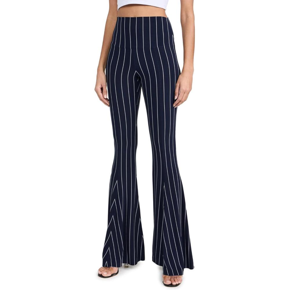 imageNorma Kamali Womens Fishtail PantsTrue Navy Pinstripe