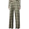Norma Kamali Mens Mens Pleat Pant(Bark Box Plaid)