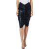 Norma Kamali Women’s Shirred Skirt to Knee(True Navy)
