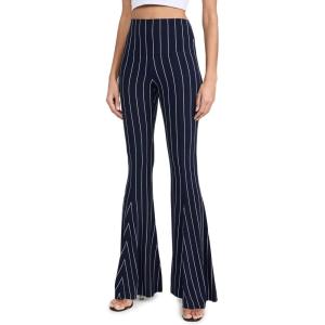 Norma Kamali Women’s Fishtail Pants(True Navy Pinstripe)