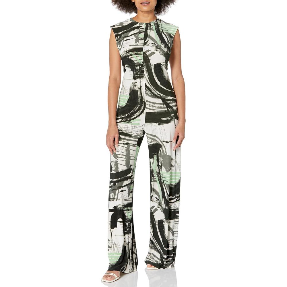 imageNorma Kamali Womens Sleeveless JumpsuitGraffiti