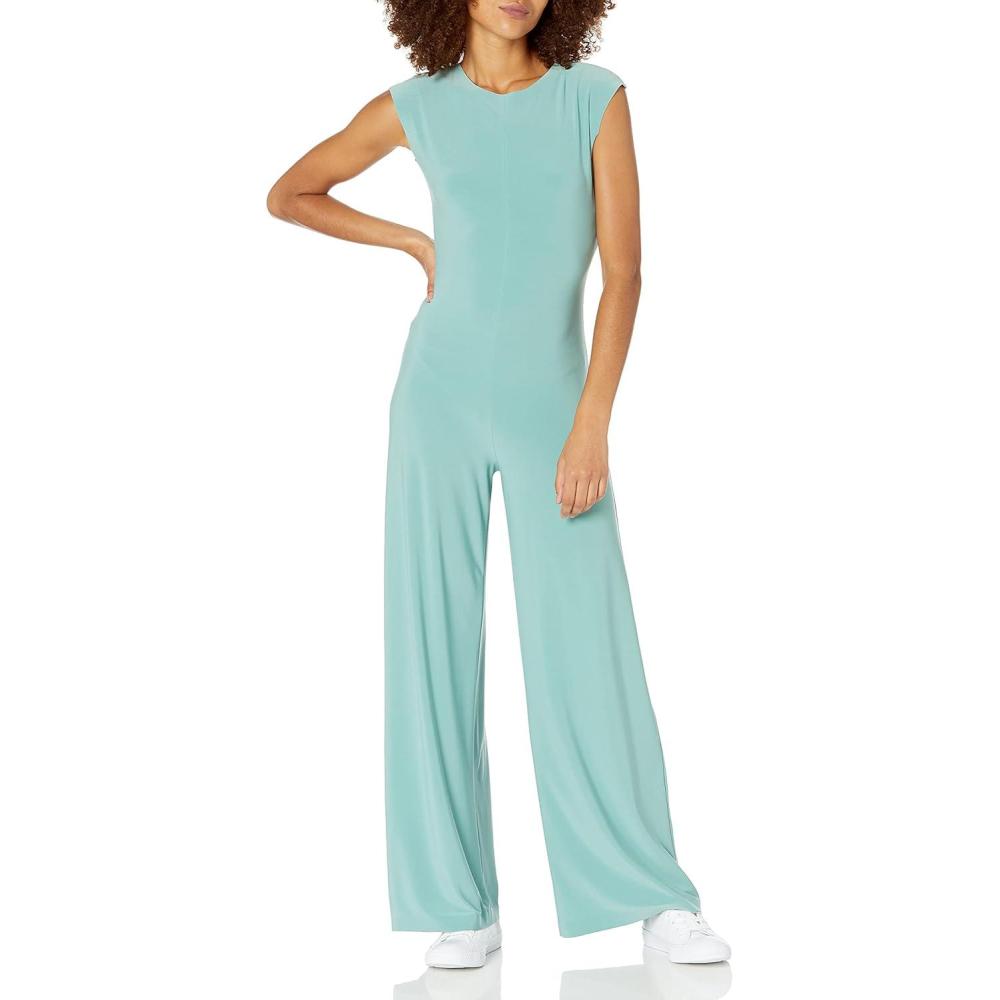 imageNorma Kamali Womens Sleeveless JumpsuitVintage Mint