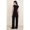 KAMALIKULTURE by Norma Kamali Women’s Sleevless Jumpsuit(Black)
