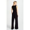 Norma Kamali Women’s Kamali Kulture Shirred Waist Jumpsuit(Black)