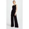 Norma Kamali Women’s Kamali Kulture Shirred Waist Jumpsuit(Black)