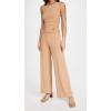 Norma Kamali Women’s Kamali Kulture Shirred Waist Jumpsuit(Nude)