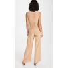 Norma Kamali Women’s Kamali Kulture Shirred Waist Jumpsuit(Nude)