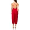 Norma Kamali Women’s Kenny Jumpsuit(Tiger Red)