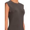 Norma Kamali Women’s Sleeveless Jumpsuit(Espresso)