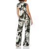 Norma Kamali Women’s Sleeveless Jumpsuit(Graffiti)