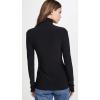 Norma Kamali Women’s Slim Fit Long Sleeve Turtle Top