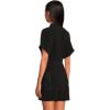 Norma Kamali womens Geralyn Short Sleeve Jumpshort(Black)