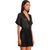 Norma Kamali womens Geralyn Short Sleeve Jumpshort(Black)