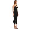 Norma Kamali womens Low Back Fara Slip Catsuit(Black)