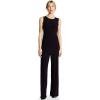 Norma Kamali Women’s Kamali Kulture Shirred Waist Jumpsuit(Black)