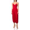 Norma Kamali Women’s Kenny Jumpsuit(Tiger Red)