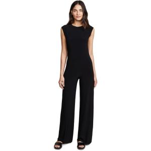 KAMALIKULTURE by Norma Kamali Women’s Sleevless Jumpsuit(Black)