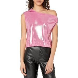Norma Kamali Womens Drop Shoulder Top(Candy Pink)