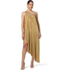 Norma Kamali Women’s One Shoulder Diagonal Tunic(Gold)