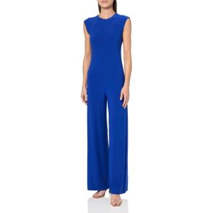Norma Kamali Women’s Sleeveless Jumpsuit(Electric Blue)
