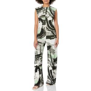 Norma Kamali Women’s Sleeveless Jumpsuit(Graffiti)