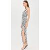 Norma Kamali Women’s Cayla Side Drape Gown(Paint Dots)